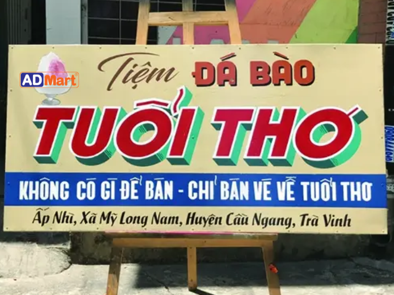 Đặc điểm nổi bật của bảng hiệu kiểu xưa