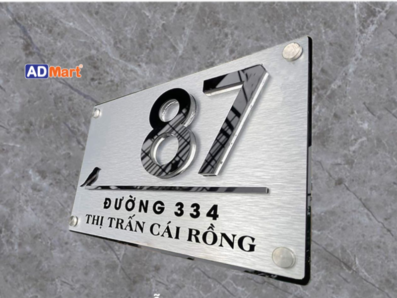 Bảng hiệu kim loại là gì? Các loại bảng hiệu kim loại phổ biến