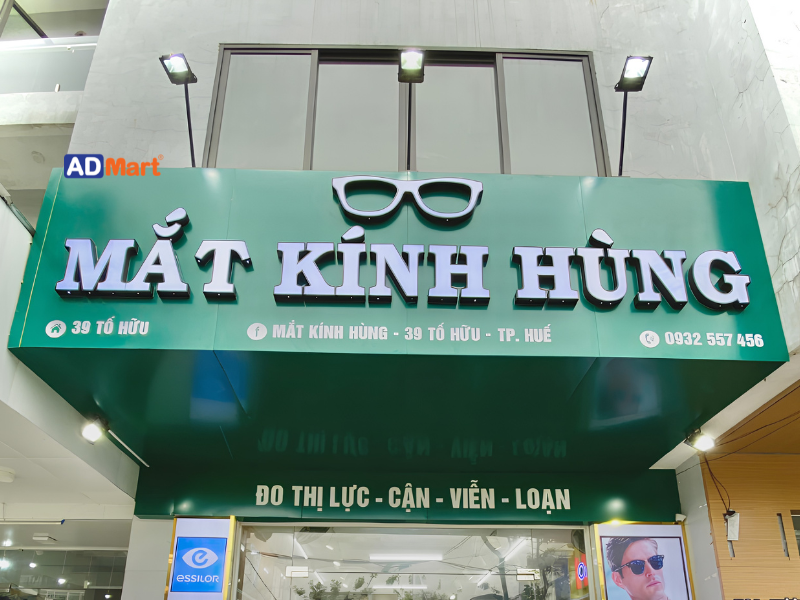 Bảng hiệu kính mắt là gì? Tiêu chí đánh giá bảng hiệu kính mắt đẹp