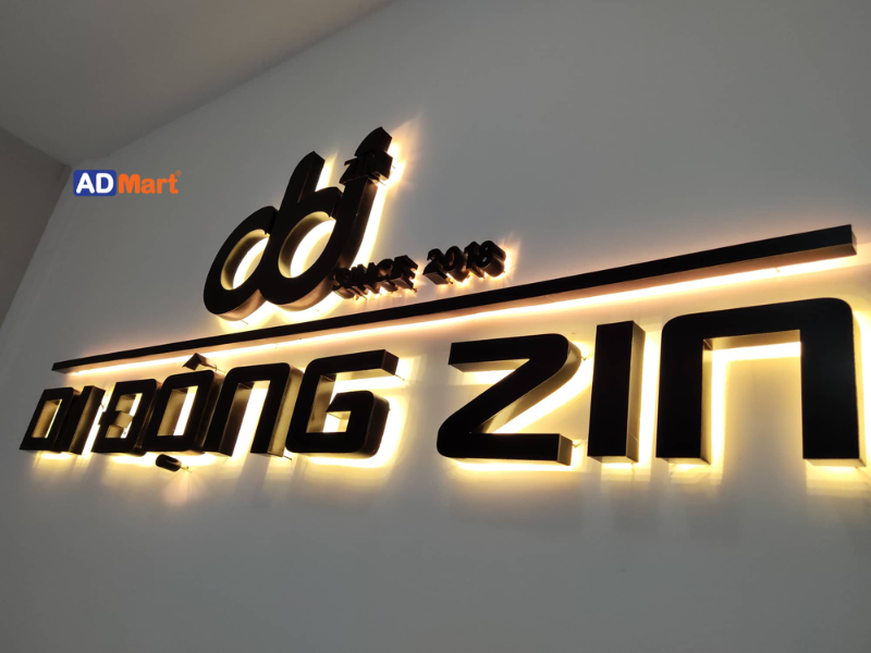 Tổng hợp mẫu bảng hiệu LED chữ nổi đẹp, ấn tượng