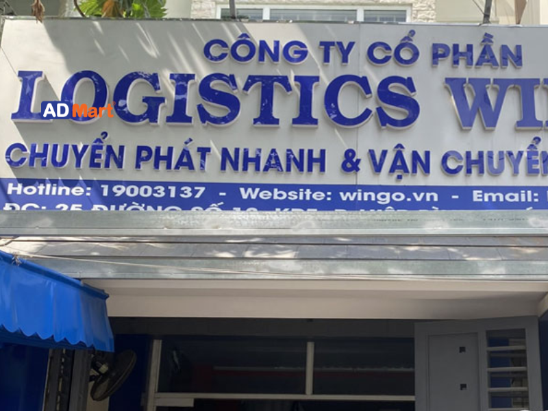 Các mẫu bảng hiệu logistics được sử dụng phổ biến hiện nay