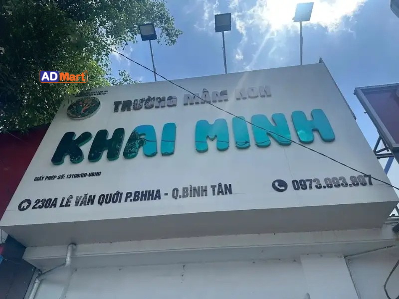 Bảng hiệu mầm non