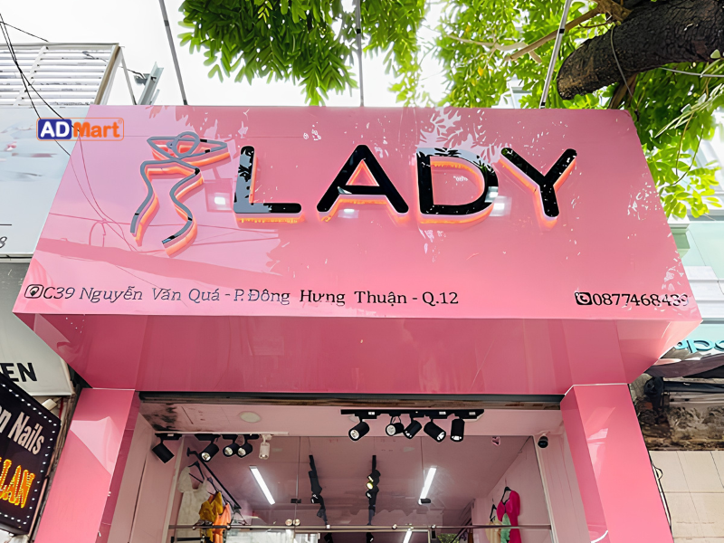 Ứng dụng của bảng hiệu màu hồng