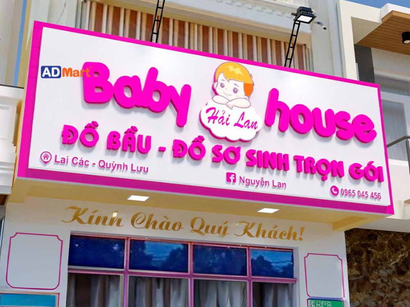 Tại sao bảng hiệu mẹ và bé quyết định 70% doanh thu?