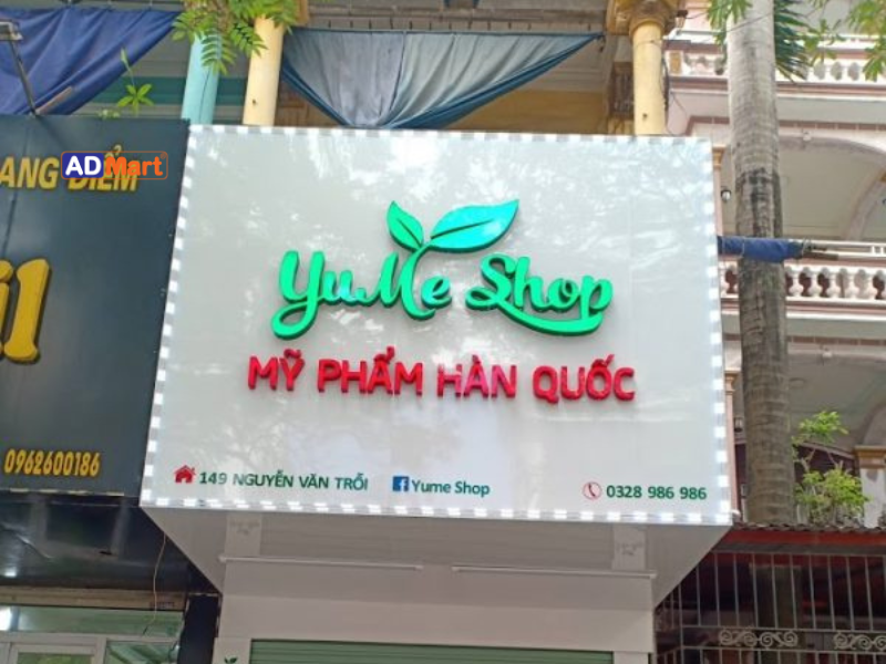 Tại sao đầu tư bảng hiệu shop mỹ phẩm lại quan trọng?