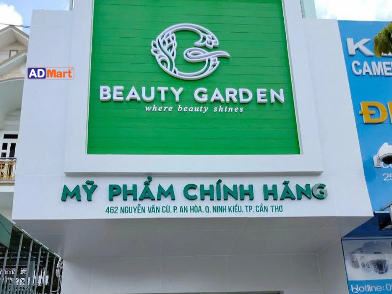 Tổng hợp mẫu bảng hiệu mỹ phẩm đẹp, thu hút khách hàng 2026