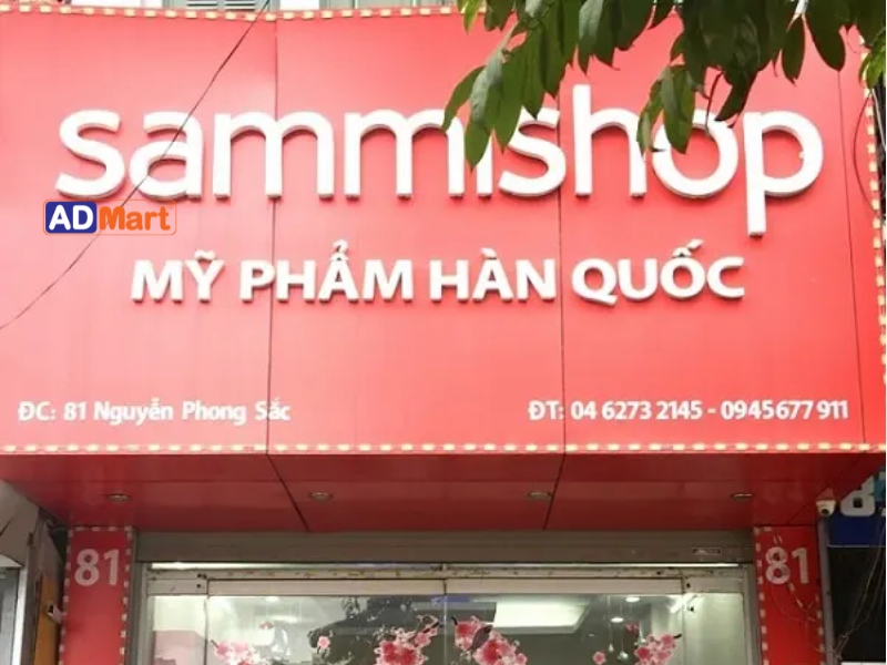 Bảng hiệu mỹ phẩm Hàn Quốc: Đặc điểm, vật liệu và ứng dụng