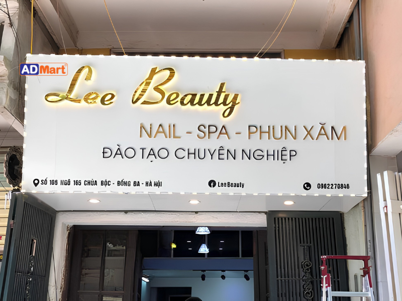 Bảng hiệu nail - spa
