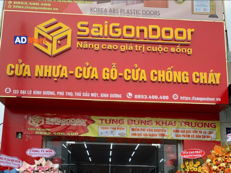 Bảng hiệu nền đỏ chữ vàng phù hợp với những ngành nghề nào?