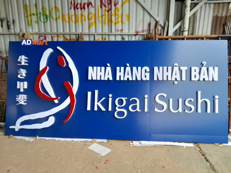 Bảng hiệu nhà hàng sushi là gì?