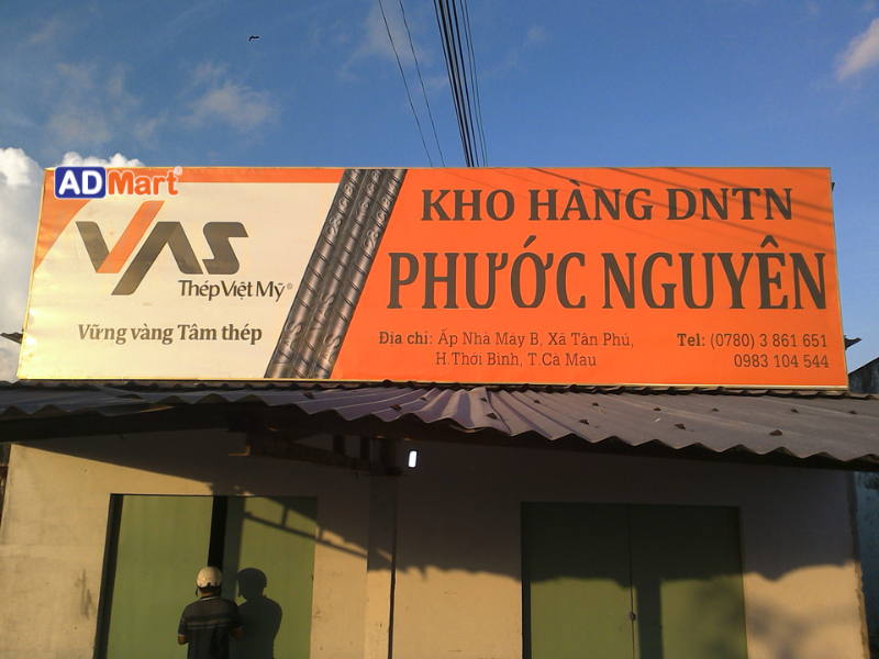Bảng hiệu nhà kho: Vật tư bền đẹp, giải pháp tối ưu cho mọi công trình