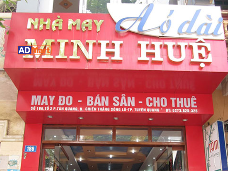 3+ Mẫu bảng hiệu nhà may đẹp, nổi bật và dễ ứng dụng