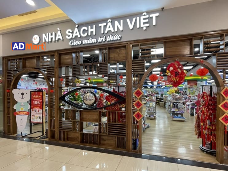 Các loại bảng hiệu nhà sách phổ biến hiện nay
