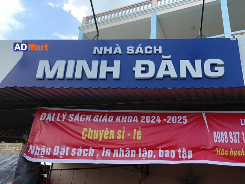 Vị trí lắp đặt bảng hiệu
