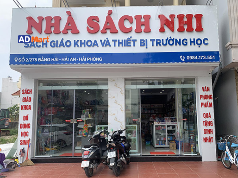 Những tiêu chí thiết kế bảng hiệu nhà sách thiếu nhi đẹp và thu hút