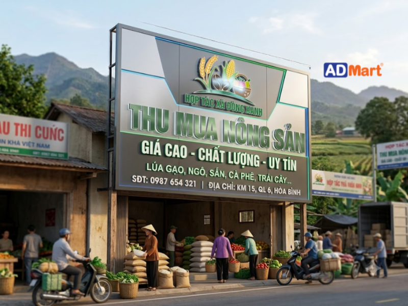 Các loại bảng hiệu nông sản phổ biến hiện nay