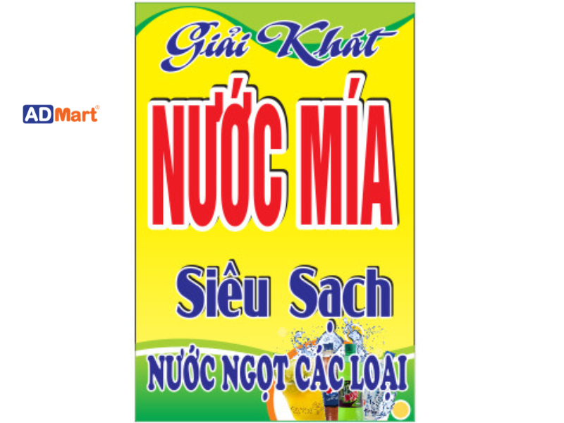 Bảng hiệu nước mía siêu sạch là gì?