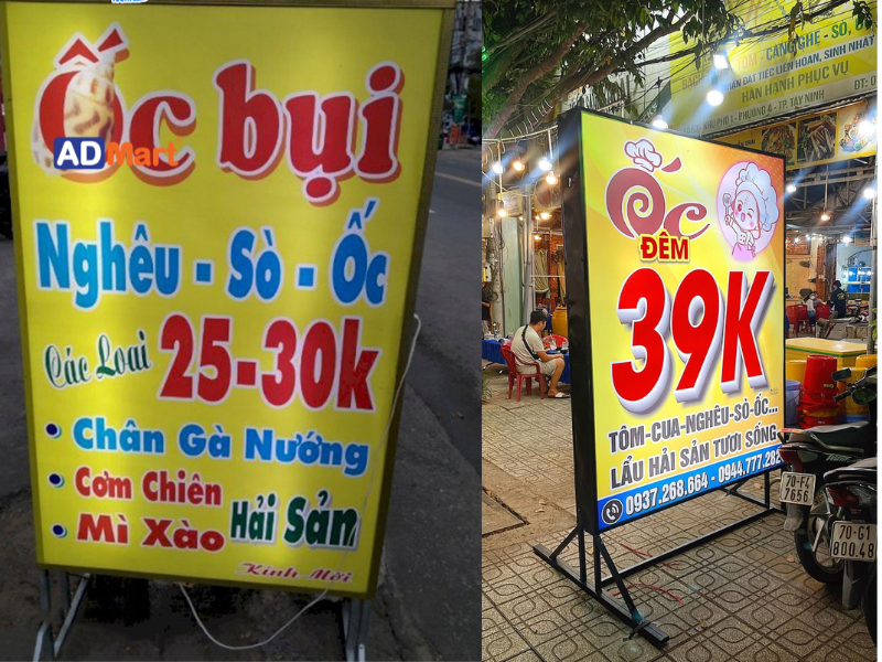 Đặc điểm của bảng hiệu ốc 30K