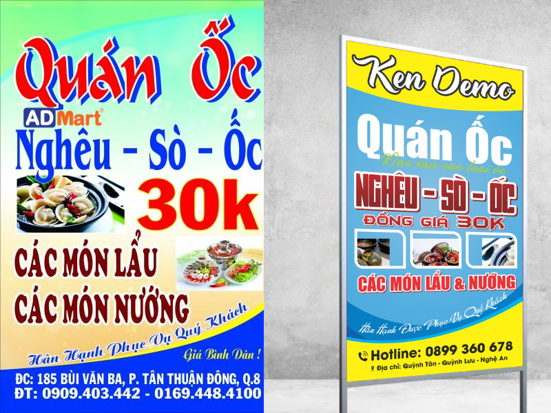 Bảng hiệu ốc 30k là gì? Đặc điểm nổi bật của bảng hiệu ốc 30k