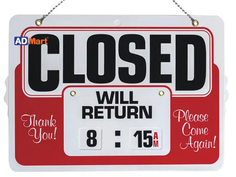 Bảng hiệu open close là gì?
