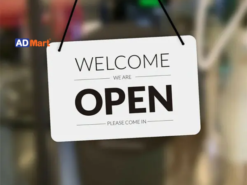 Vai trò của bảng hiệu open close trong kinh doanh