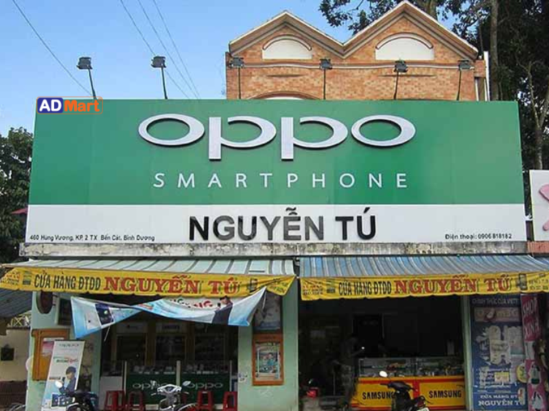 Tầm quan trọng khi sử dụng bảng hiệu Oppo