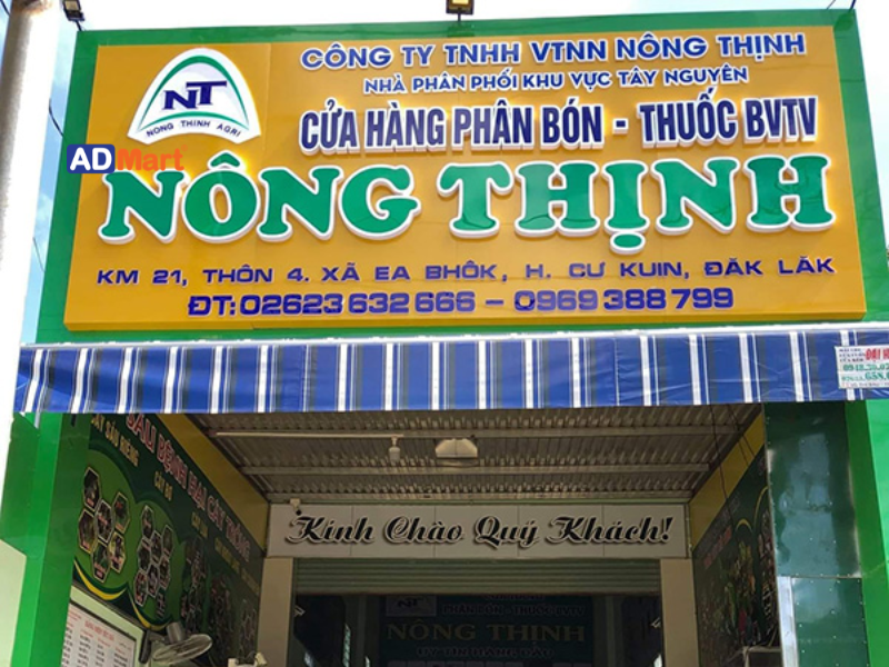 Vì sao bảng hiệu phân bón là yếu tố quan trọng đối với cửa hàng nông nghiệp?