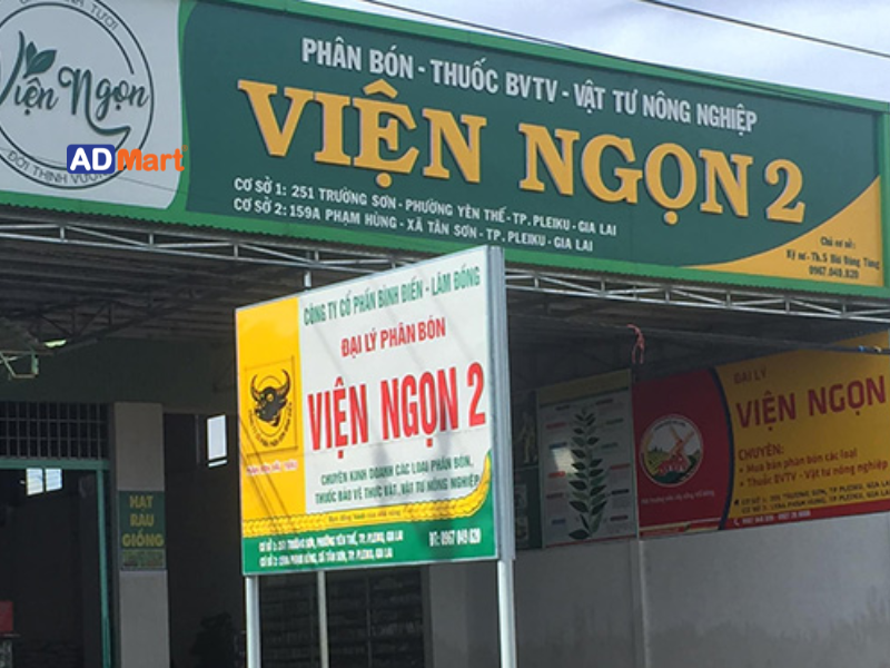 Các mẫu bảng hiệu phân bón được ưa chuộng hiện nay