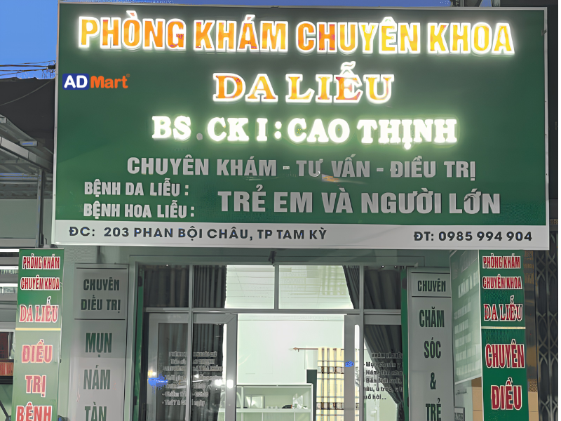 Bảng hiệu phòng khám da liễu là gì?