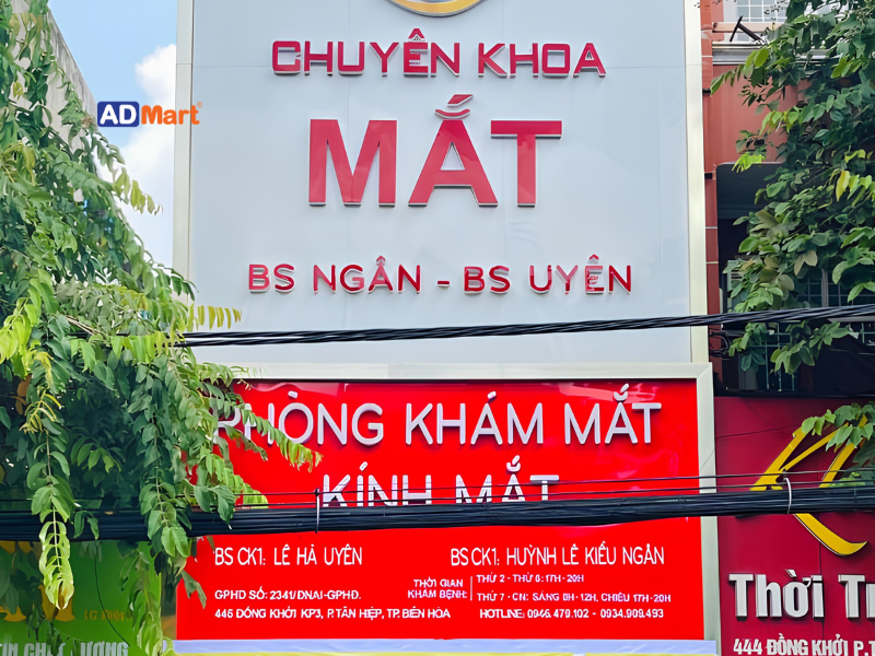 Bảng Hiệu Phòng Khám Đẹp, Chuẩn Y Tế, Tăng Độ Nhận Diện 2026
