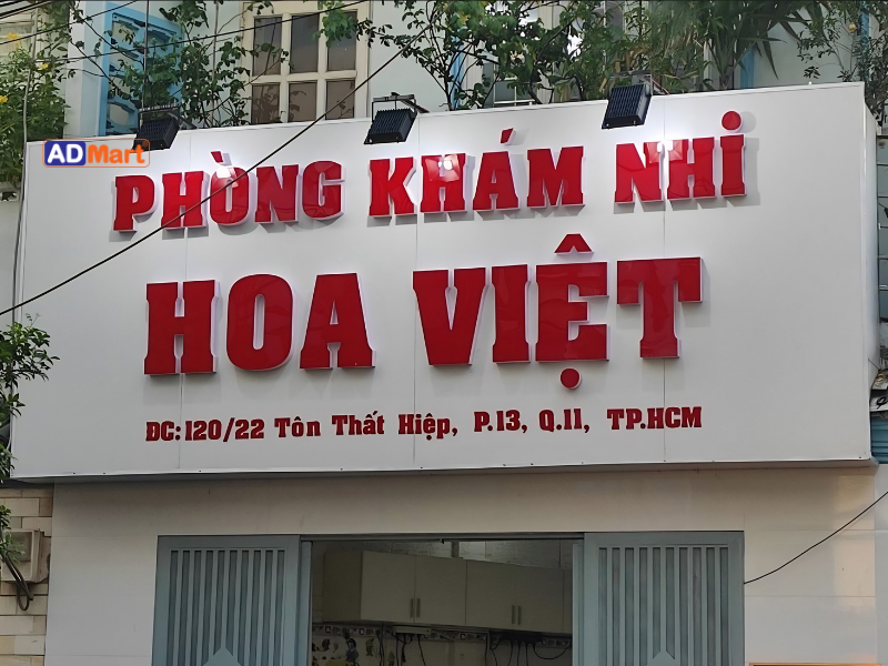 Khái niệm bảng hiệu phòng khám nhi