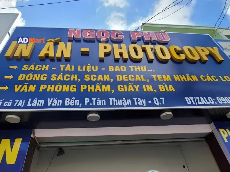 Bảng hiệu photocopy là gì?