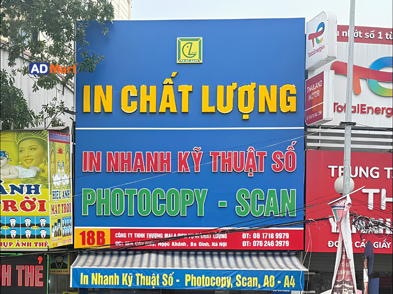 Bảng hiệu photocopy là gì? Tầm quan trọng của bảng hiệu photocopy