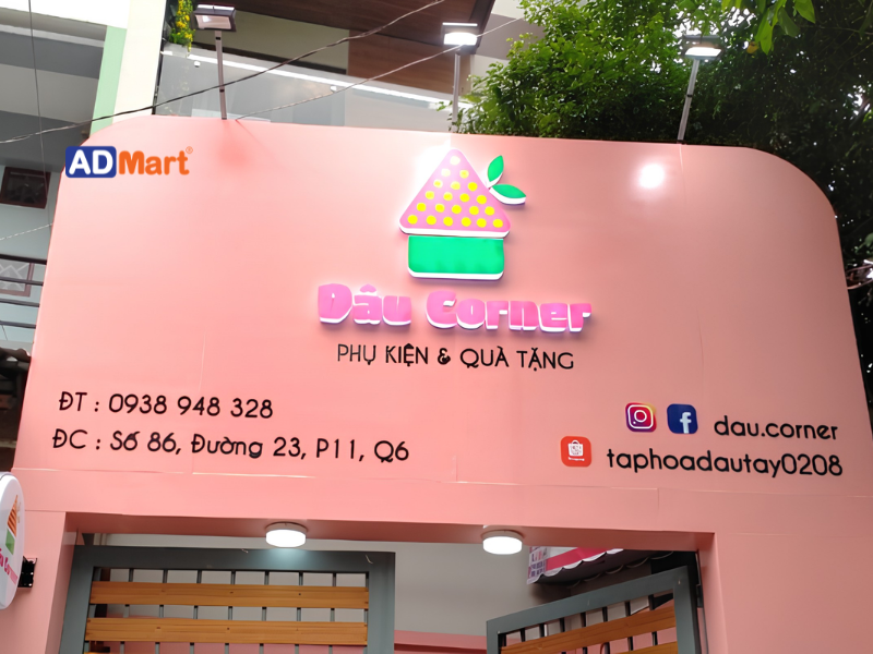 Nên sử dụng loại vật liệu nào để bảng hiệu bền đẹp?