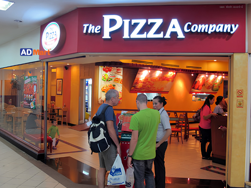 Bảng hiệu pizza là gì?