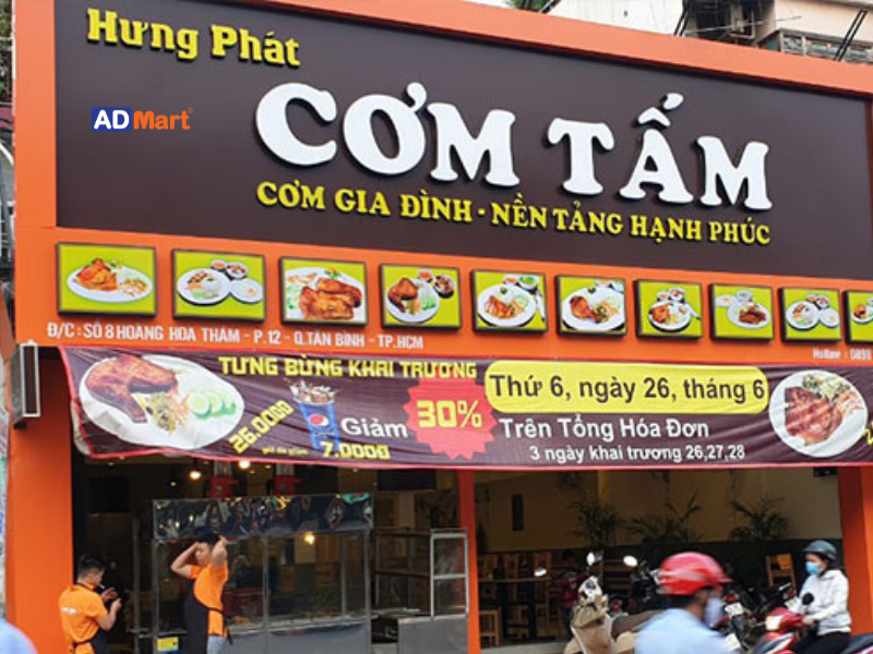 50+ Mẫu Bảng Hiệu Quán Ăn Đẹp, Thu Hút Khách Hàng 2026