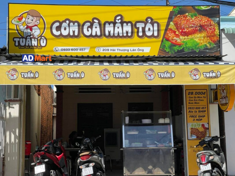 Vật Liệu Làm Bảng Hiệu Quán Ăn