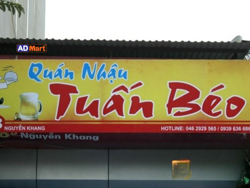 Top mẫu bảng hiệu quán nhậu đẹp