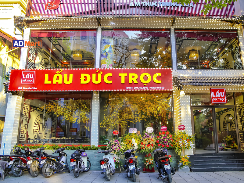 Thông tin cần có trên bảng hiệu quán nhậu