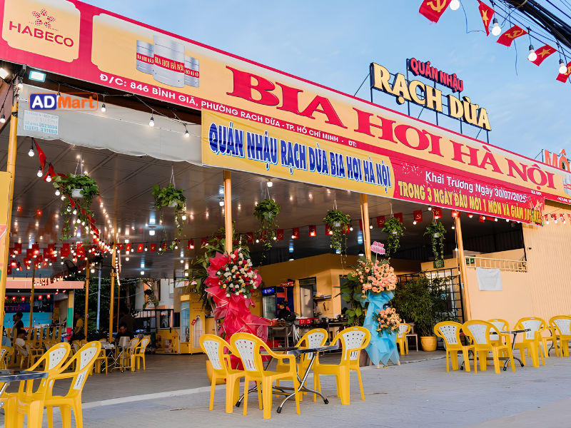 Mẫu bảng hiệu quán nhậu đẹp, ấn tượng