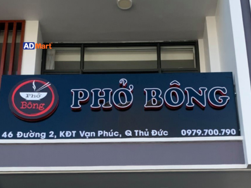 Bảng hiệu quán phở là gì?