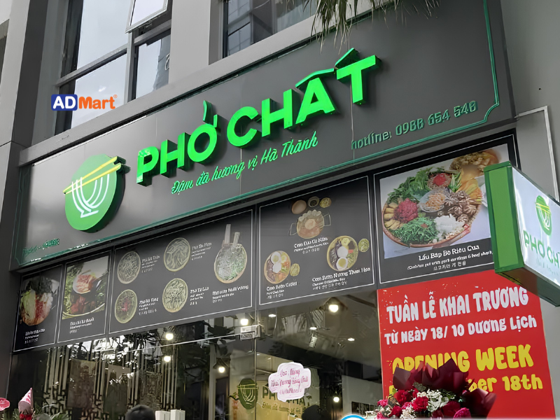 Bảng Hiệu Quán Phở Đẹp, Thu Hút Khách Hàng Và Tăng Nhận Diện 2026
