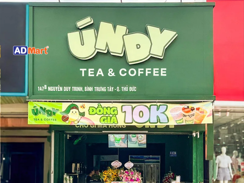 Các mẫu bảng hiệu quảng cáo cafe