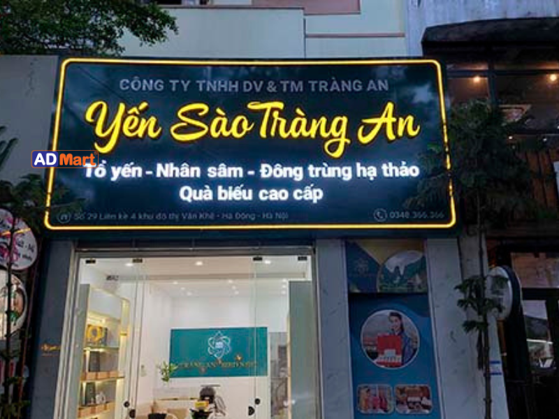 Khái niệm bảng hiệu yến sào là gì?
