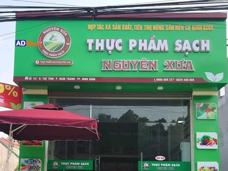 Một số lưu ý khi sử dụng bảng hiệu rau củ quả