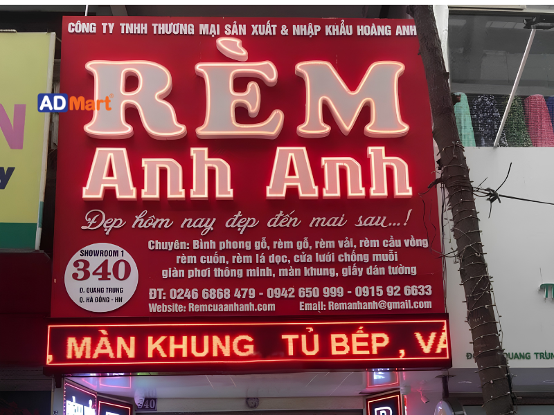 Bảng hiệu rèm cửa là gì?