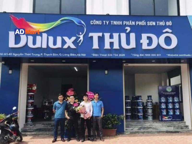 Bảng Hiệu Sơn Dulux Đẹp, Bền, Chuẩn Nhận Diện Thương Hiệu Và Thu Hút Khách Hàng