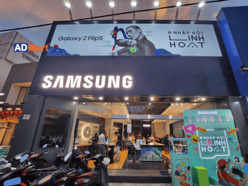 Các loại bảng hiệu Samsung được sử dụng phổ biến