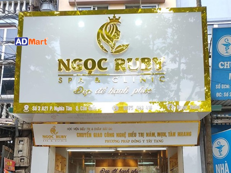 Xu hướng làm bảng hiệu sang trọng được nhiều doanh nghiệp lựa chọn