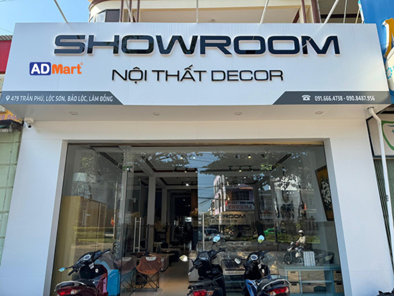 Các loại bảng hiệu showroom nội thất được ưa chuộng hiện nay